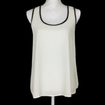 Forever 21 Vintage 90s Women&quot;s Semi Sheer White Top Size S Sleeveless Bl... - $10.68
