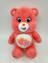 13&quot; Care Bear s Unlock Magic Pink Love A Lot Bear Plush Hearts TCFC Toy B314 - £15.92 GBP