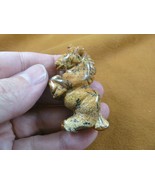 (Y-UNI-575) tan Jasper UNICORN horse Figurine carving gemstone unicorns ... - $19.32 CAD