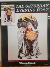 Saturday Evening Post HALLOWEEN TRICKS Cross Stitch Leaflet Chart Very G... - $20.99