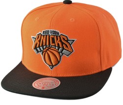 New York Knicks NBA Team DNA 2 Tone Men&#39;s Snapback Hat by Mitchell &amp; Ness - £23.80 GBP
