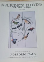 Ross Originals Garden Birds Cross Stitch Pattern DMC/Anchor - £10.54 GBP