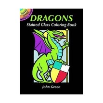 Dragons Stained Glass Coloring Book (Dover Little Activity Books (Paperback)) Jo - £15.81 GBP