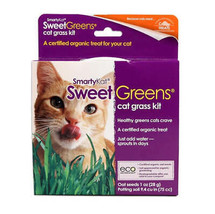 SmartyKat Sweet Greens Cat Grass Kit 1ea/1 oz - £6.29 GBP