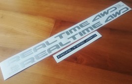 Realtime 4WD AWD Side Decals - Fits Civic Ek Eg Ef Dc Da All Wheel Drive... - $13.00