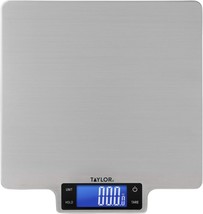 Stainless Steel Household Kitchen Scale, One, 22Lb Ultra-Precise Taylor - £25.59 GBP