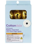 Cottondale 10-Count Led Disco Egg Lights, Gold, 5.5 Ft - $327.75 MXN