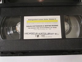 VHS Documentary STORY OF SPARC 1989 David Patterson &amp; Wayne Rosing [12R1] - £184.56 GBP