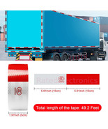 New Reflective Trailer Safety Conspicuity Tape Warning Sign Car Truck Re... - $299.74 MXN