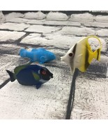 Under Water Fish Figures Lot Of 3 PVC Collectible Marine Biology Toys  - £3.89 GBP