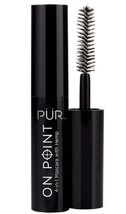 PUR On Point Mascara with Hemp Mini BLACK 3.5g / 0.12oz FREE SHIPPING - $12.38