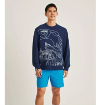 Fielder Bonobos French Terry Graphic Crewneck Pullover Sweatshirt Mens XL - £23.16 GBP