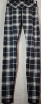 Lululemon Athletic Woven Pants Womens Size 4 Black White Plaid Elastic W... - $42.62