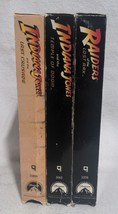 Own a Piece of Adventure History! Indiana Jones Trilogy (VHS) 3-Tape Set - £5.32 GBP