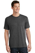 Port &amp; Company® Core Cotton/Poly T shirt Tee Dark Heather Grey 5XL - £4.78 GBP