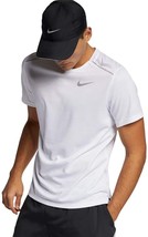 Nike Mens Reflective 3M Standard Fit Dri-Fit Basic Tee T-Shirt, White - $64.30+