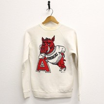 Vintage University of Arkansas Razorbacks Sweatshirt Medium - £59.73 GBP