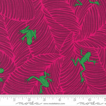 Moda Jungle Paradise Magenta 20786 17 Quilt Fabric By The Yard - Stacy Iest Hsu - £8.88 GBP