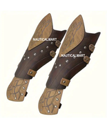  Medieval Viking Style Faux Leather Bracers - Embossed Arm Guards with M... - $1,260.27 MXN