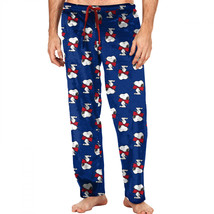 Peanuts Snoopy with a Big Red Bow Sleep Pants Blue - £24.50 GBP