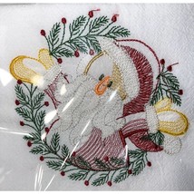 Dishtowels Kitchen Snowman Santa Claus Christmas 100% Cotton Dish Towel ... - £11.66 GBP