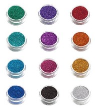 12 Pack of Glimmer Body Art Shimmer Body Glitters - £26.53 GBP