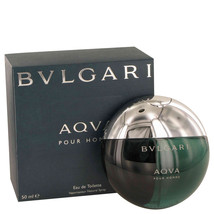 Aqua Pour Homme By Bvlgari Eau De Toilette Spray 1.7 Oz - £56.34 GBP