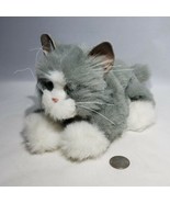 Tiger Electronics FurReal Friends Gray Kitten Purrs Kneads Meows Tested ... - £39.12 GBP