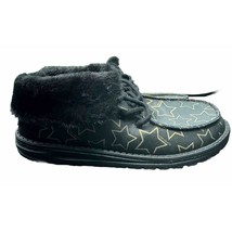 Hey Dude Britt Starry Black Ankle Booties W/ Faux Fur Women’s Sz 5 NWT - $40.67