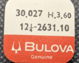 NOS Sealed Original Bulova Accutron 2631.10 SS Wheel Watch Part# 30.027 ... - $15.83