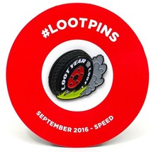 Loot Crate &#39;Loot Year Tire&#39; Pin - September 2016 - £4.63 GBP