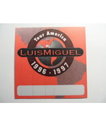 LUIS MIGUEL 1999 TOUR GUEST PASS AMARTE ES UN PLACER El Sol de Mexico SI... - $20.21 CAD