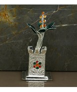 925 sterling silver holy basil Tulsi Plant rosary Plant puja article art... - $54.32 CAD