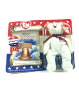Vintage McDonalds Collectible Beanie Bear Liberty DOB Summer 1996 ~ NEW - $18.54