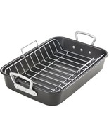 15x11 NONSTICK ROASTING PAN W/RACK - $21.78