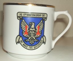 ceramic coffee mug: US Army 11th Aviation Group CBT Solbad Germany 1973-... - £19.57 GBP