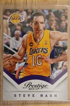 2013-14 Panini Prestige NBA Basketball Card Steve Nash Los Angeles Lakers #88 - £1.97 GBP