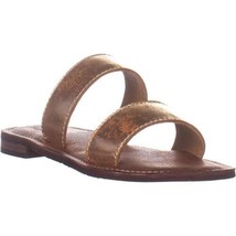 Patricia Nash Womens Flair Leather Open Toe Casual Slide Sandals,Gold Metallic,7 - £71.14 GBP