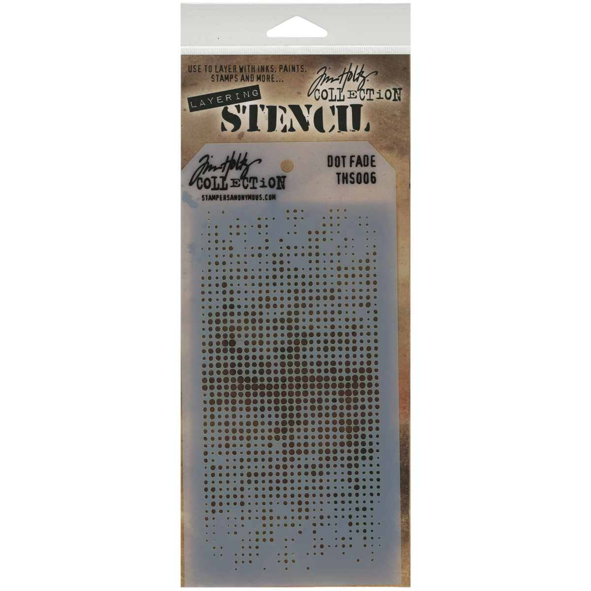 Primary image for Tim Holtz Layered Stencil 4.125"X8.5"-Dot Fade