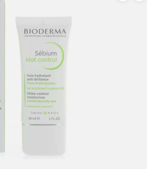 2 pk Bioderma Sebium Mat Control 1 fl oz 30 ml Shine Control Facial Moist Matte