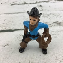 Lincoln Logs CowGirl Cow Girl Figure Rodeo Wild West PVC Mini Figure Rare - $9.89