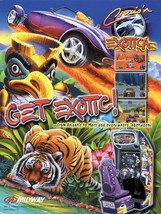 Cruisin Exotica Arcade FLYER Original 1999  Video Game Auto Race Vintage... - £14.70 GBP