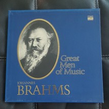 Time Life Great Men of Music 4 LP Box Set Brahms Vintage Vinyl LP Record Album - £11.41 GBP