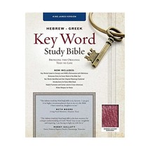 Hebrew-Greek Key Word Study Bible: King James Version, Bonded Burgundy Zodhiates - £81.14 GBP