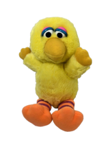 Sesame Street Hasbro Softies Big Bird plush stuffed animal vintage plastic eyes - £6.96 GBP