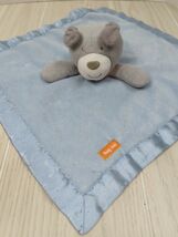 Carters Just One You Gray puppy dog orange HUG ME blue security blanket ... - $4.94