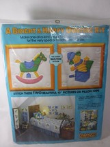 Paragon Needlecraft Bright and Happy Quilting Kit Wall Hanging or Pillow Top 10&quot; - £7.89 GBP