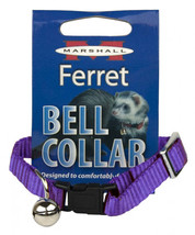 Purple Marshall Ferret Bell Collar with Easy Snap-Buckle Closure - £4.71 GBP