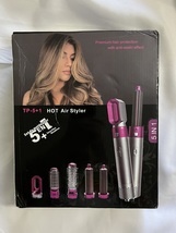 5-In-1 Hot Air Styler | Curling Tong Hair Styler Complete Set - £47.93 GBP