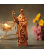 Saint Dominic Religious Catholic Saint Statue Wood Carving Religious Catholic - £43.98 GBP